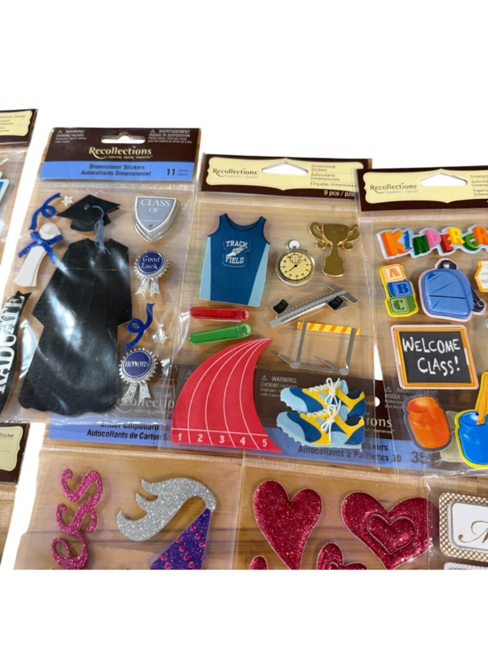 Recollections 3D Stickers Graduation Wedding Halloween Princess School Scrapbook - Picture 6 of 9